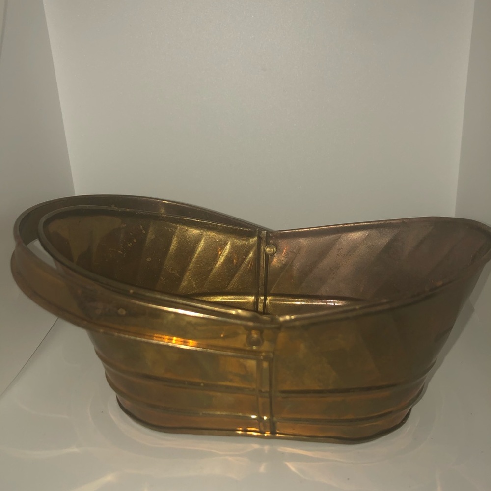 Bronze Oval Planter